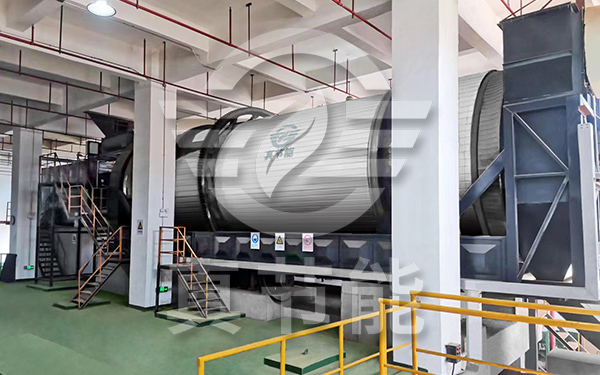 生物質(zhì)烘干機(jī)運(yùn)行現(xiàn)場(chǎng)